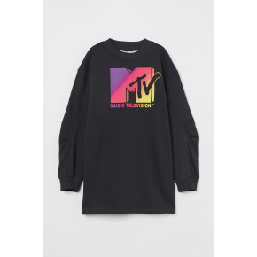Подовжений світшот з принтом MTV для дівчаток H&M