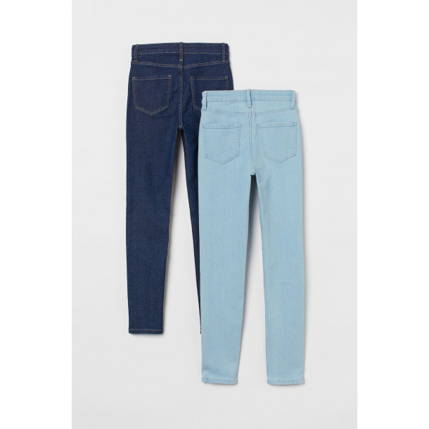 Високі джинси Skinny Fit для дівчаток H&M розмір 146, 152