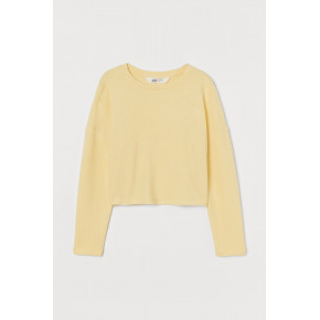  Джемпер у формі коробки для дівчаток світло жовтого кольору H&M