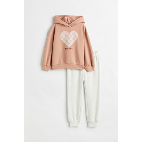 Комплект з топом і джогерами H&M для дівчаток