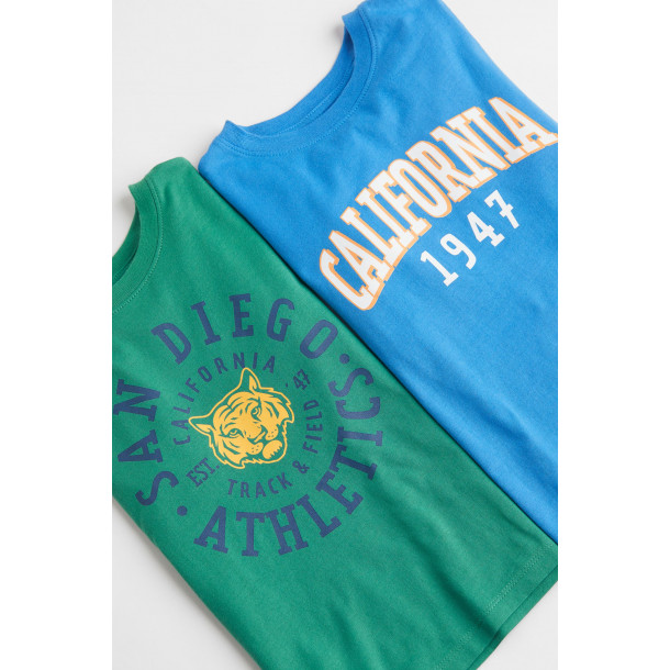 бавовняна футболка для хлопчиків H&M