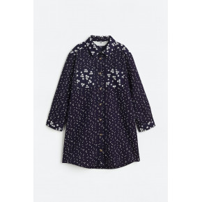 Сукня-сорочка темно синього кольору для дівчаток H&M