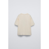 Футболка Гаваї білого кольору Zara
