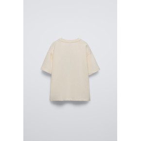 Футболка Гаваї білого кольору Zara