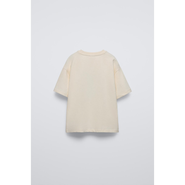 Футболка Гаваї білого кольору Zara